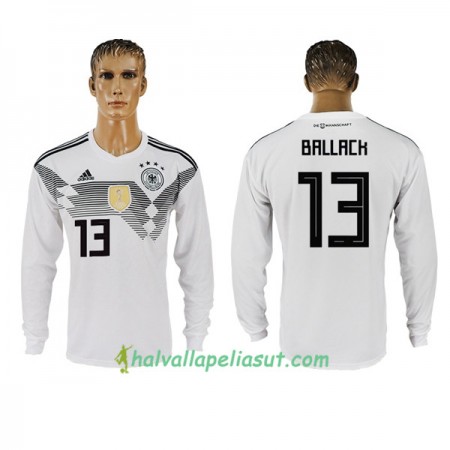 Jalkapallo Pelipaidat Saksa Ballack 13 World Cup 2018 Kotipaita Pitkähihainen